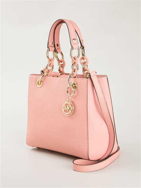 michael kors light pink handbag|Michael Kors handbags pink tote.